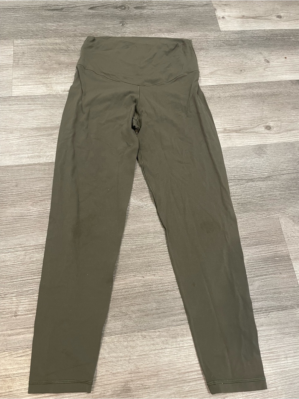 High-Waist Olive Green Leggings - Women offline by Aerie